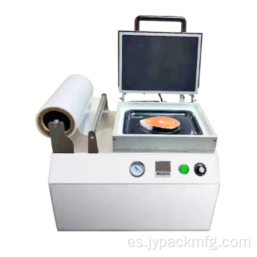 Máquina de embalaje de aspiradora de piel pequeña para carne/pescado